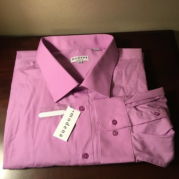 MODENA Classic Fit Button Front Shirt   |    NWT! - Picture 2 of 11